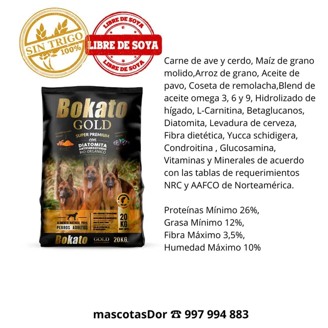 Bokato Gold Adulto 10kg