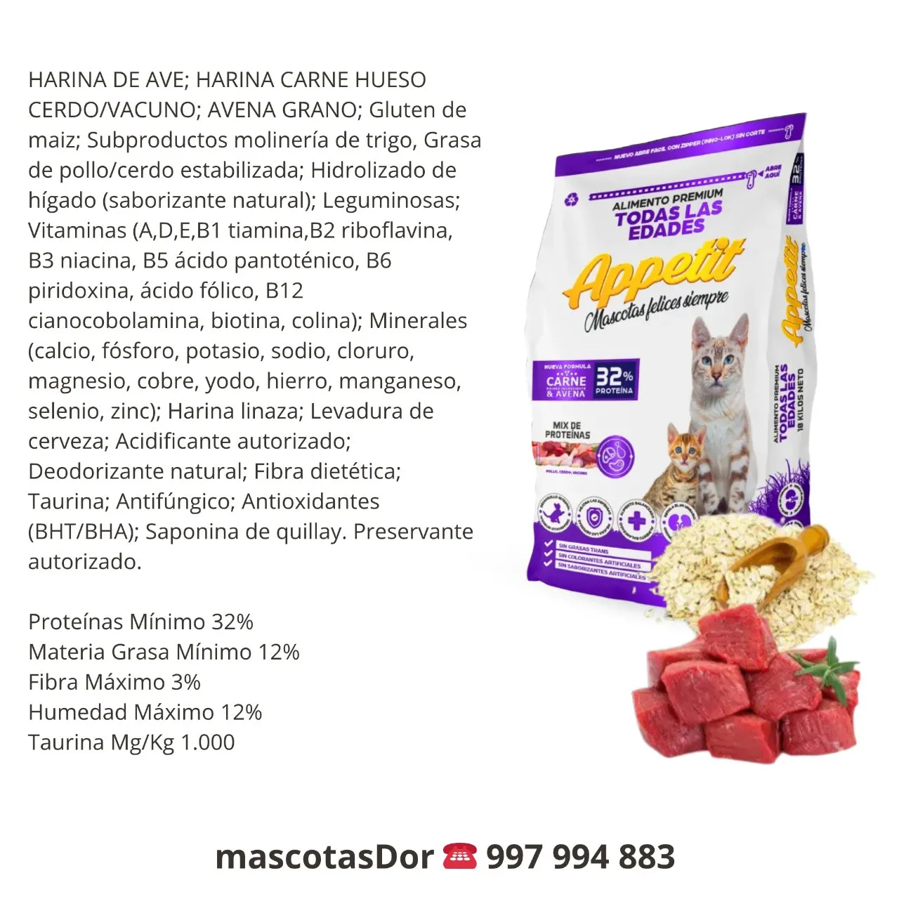 Appetit gato todas las edades 10kg