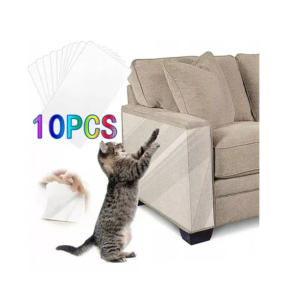 Protector transparente antiarañazos para sofá · 10 láminas